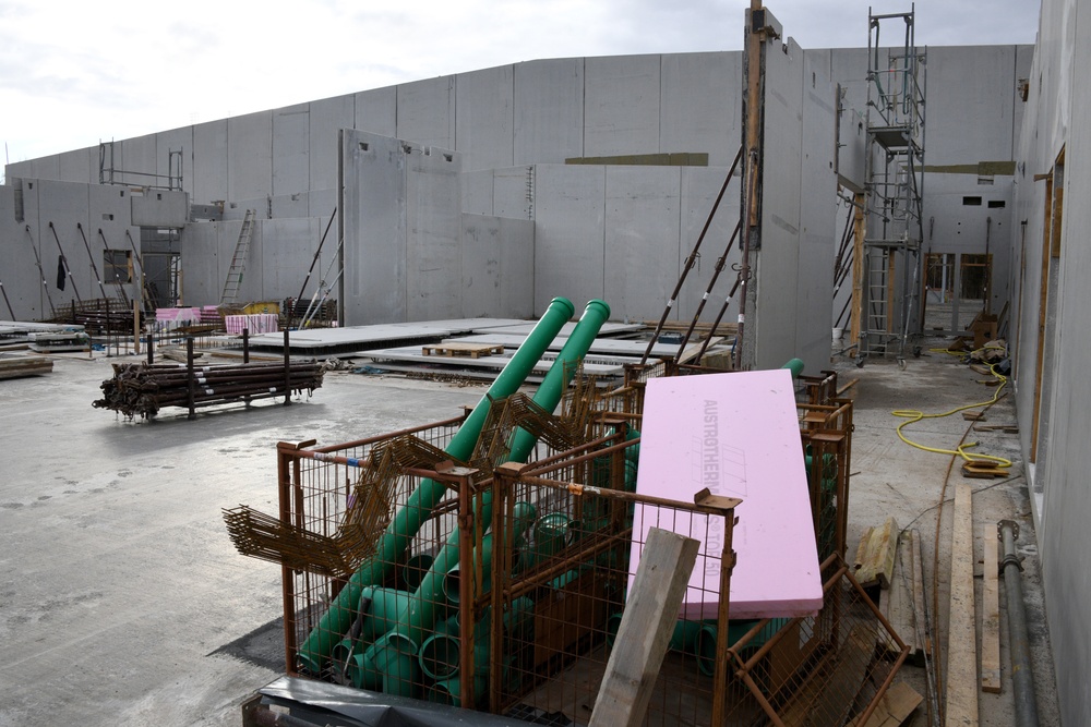 Construction site for future TSC Grafenwoehr