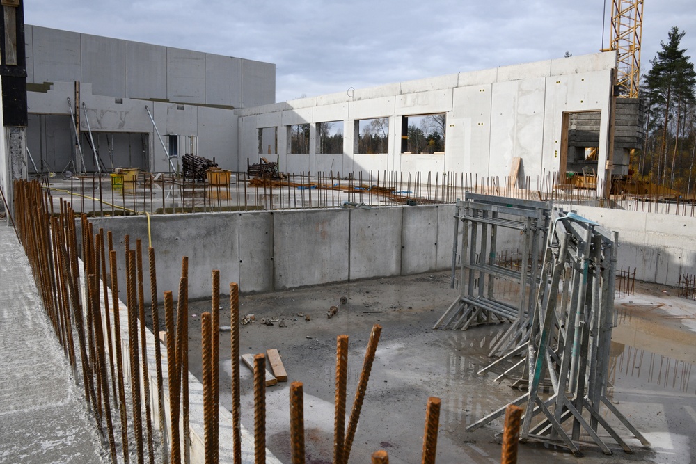 Construction site for future TSC Grafenwoehr