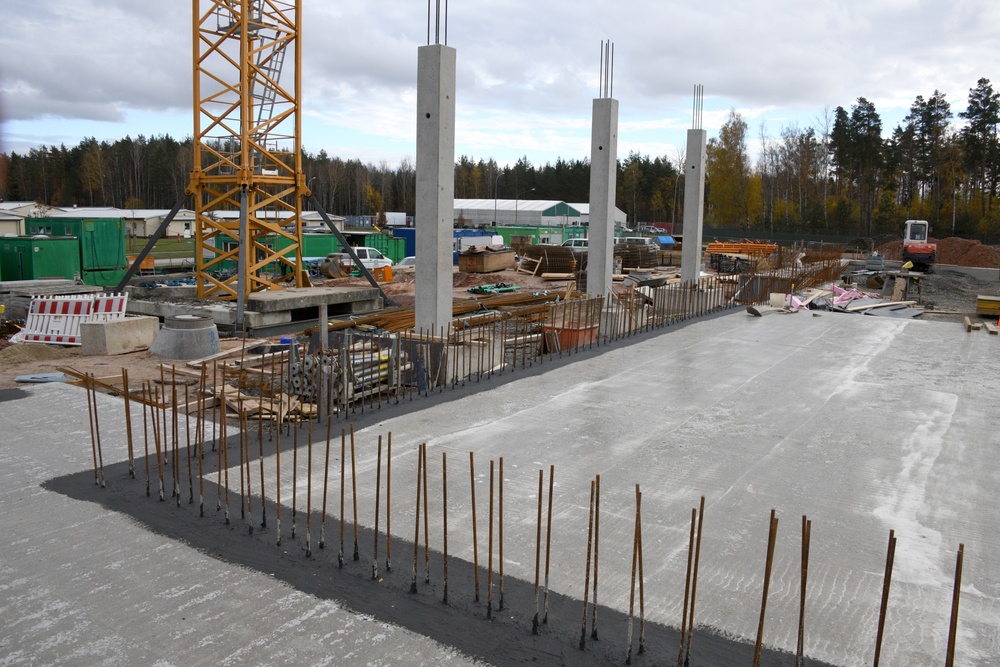 Construction site for future TSC Grafenwoehr