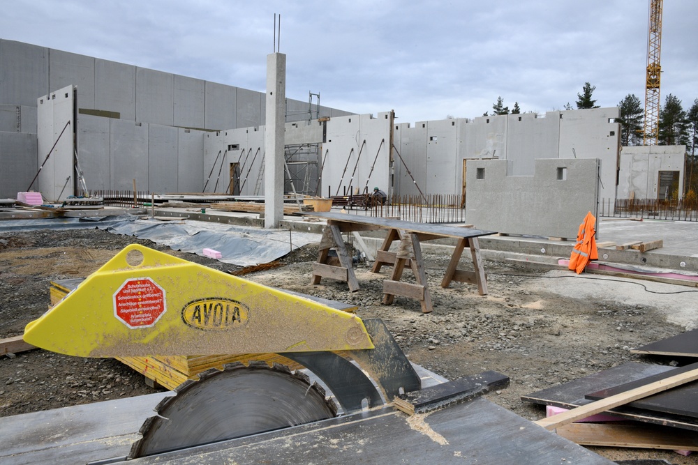 Construction site for future TSC Grafenwoehr