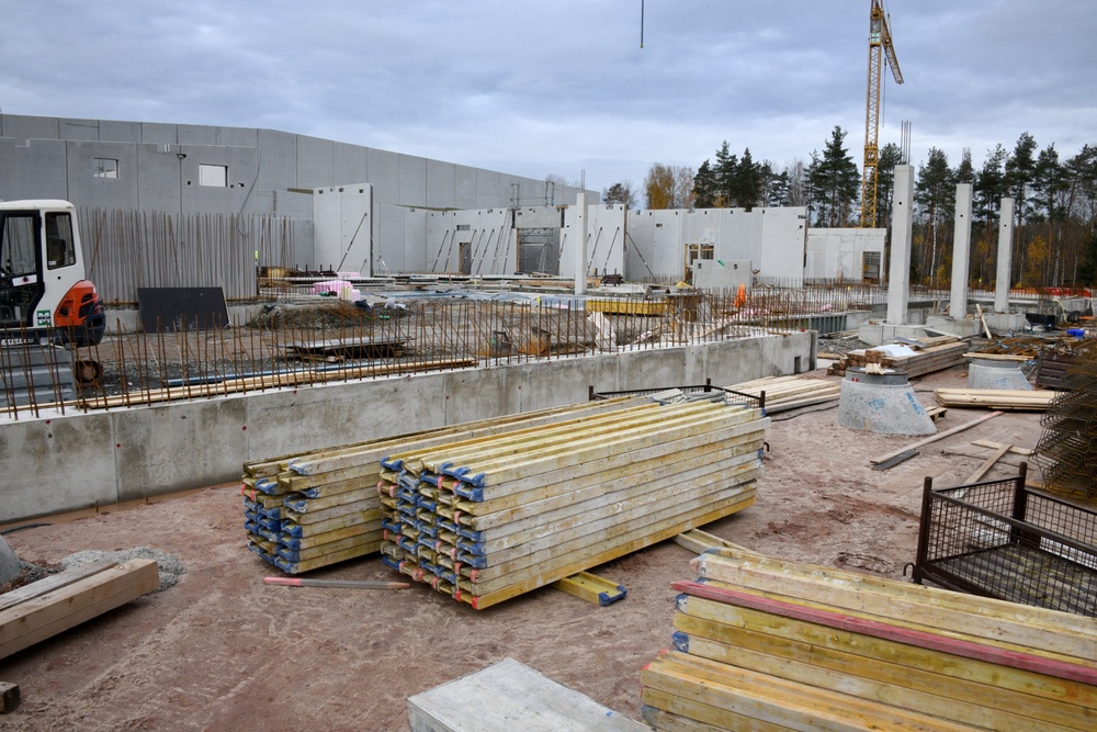 Construction site for future TSC Grafenwoehr