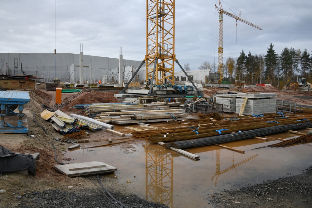 Construction site for future TSC Grafenwoehr