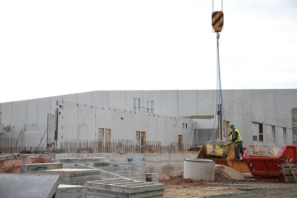 Construction site for future TSC Grafenwoehr