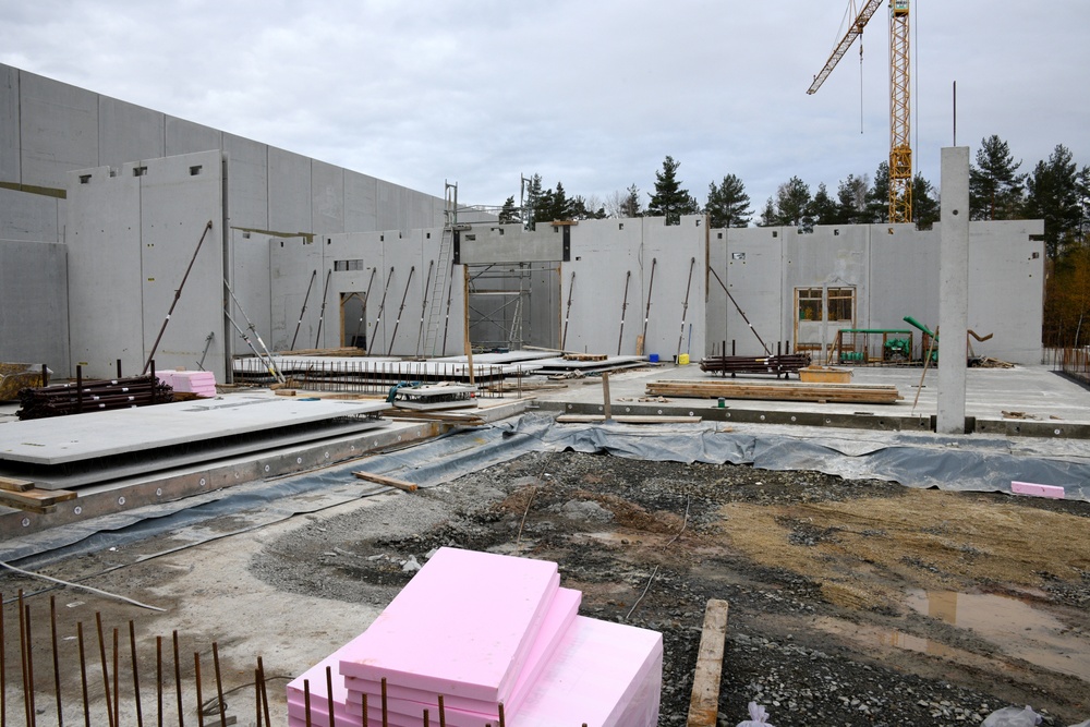 Construction site for future TSC Grafenwoehr