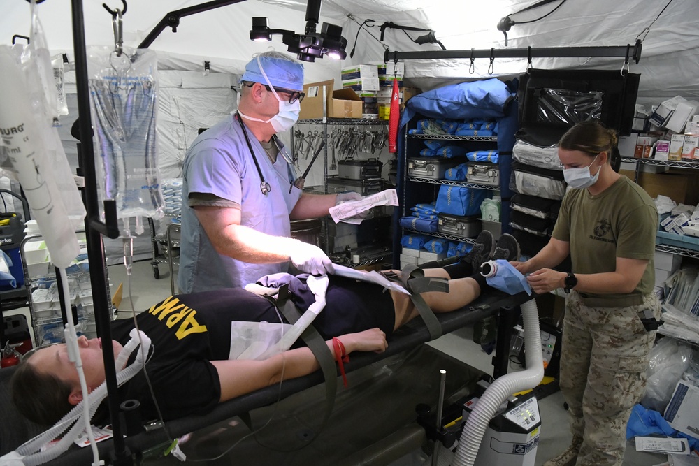 Joint force mass casualty exercise hones medics’ skills
