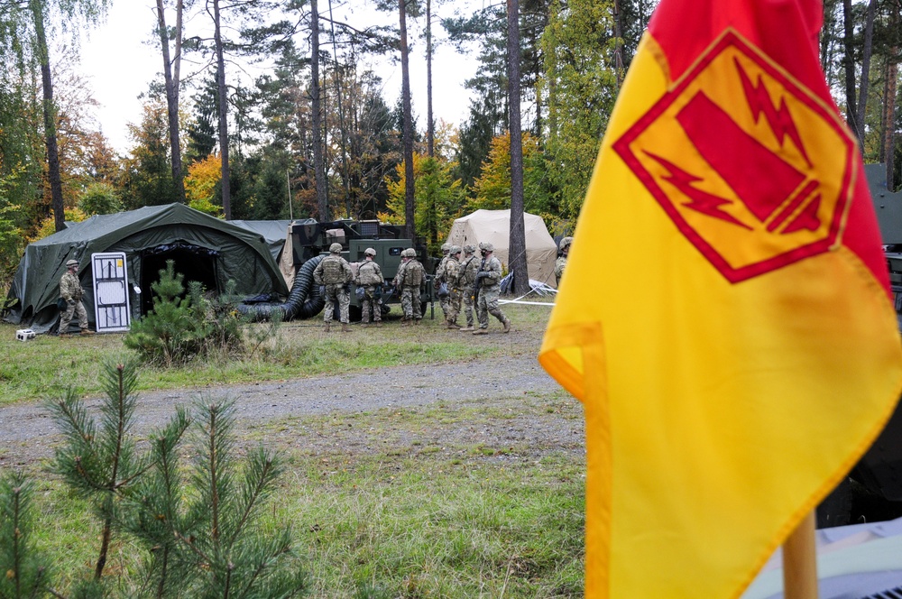 41st Field Artillery Brigade engage in Rail Gunner Lightning, their first field training exercise since reactivation.