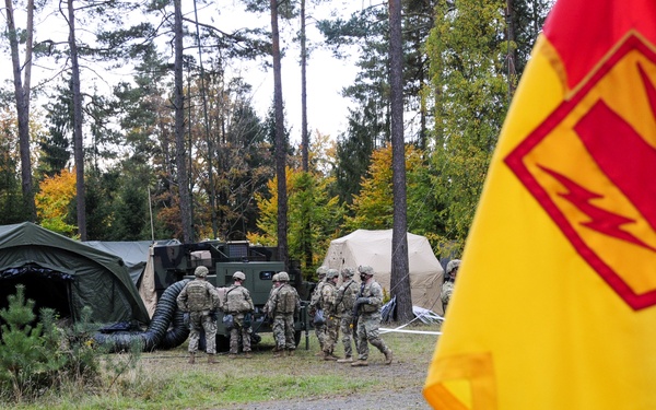 41st Field Artillery Brigade engage in Rail Gunner Lightning, their first field training exercise since reactivation.
