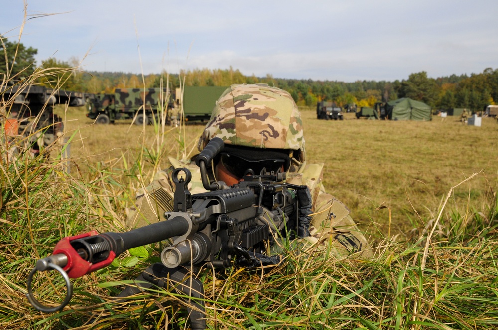 41st Field Artillery Brigade engage in Rail Gunner Lightning, their first field training exercise since reactivation.