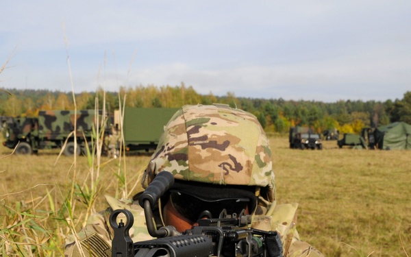 41st Field Artillery Brigade engage in Rail Gunner Lightning, their first field training exercise since reactivation.