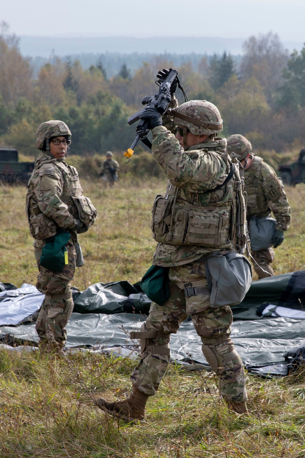 41st Field Artillery Brigade engage in Rail Gunner Lightning, their first field training exercise since reactivation.