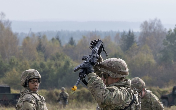 41st Field Artillery Brigade engage in Rail Gunner Lightning, their first field training exercise since reactivation.