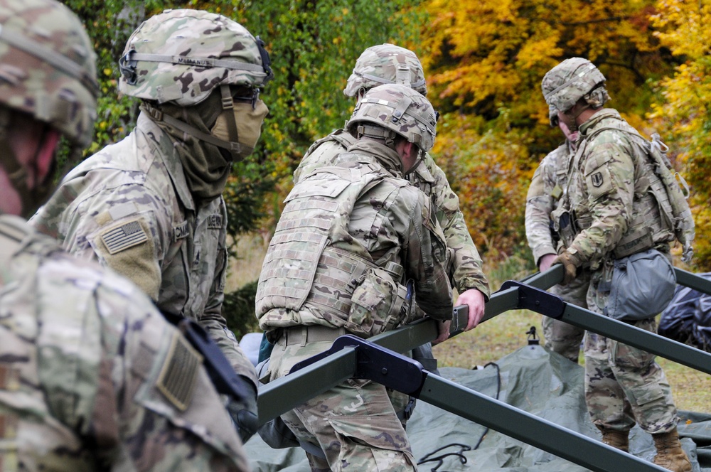 41st Field Artillery Brigade engage in Rail Gunner Lightning, their first field training exercise since reactivation.