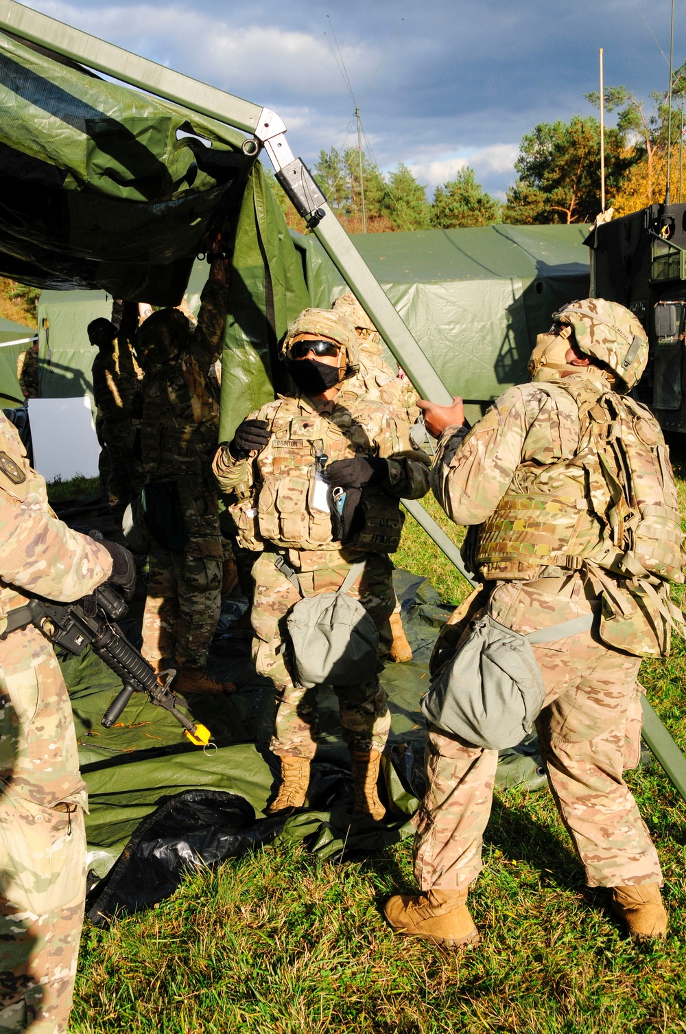 41st Field Artillery Brigade engage in Rail Gunner Lightning, their first field training exercise since reactivation.