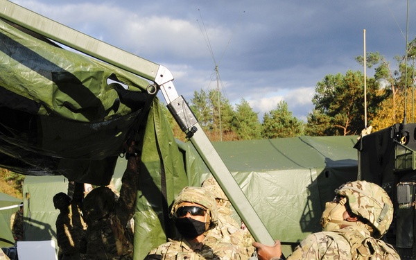 41st Field Artillery Brigade engage in Rail Gunner Lightning, their first field training exercise since reactivation.