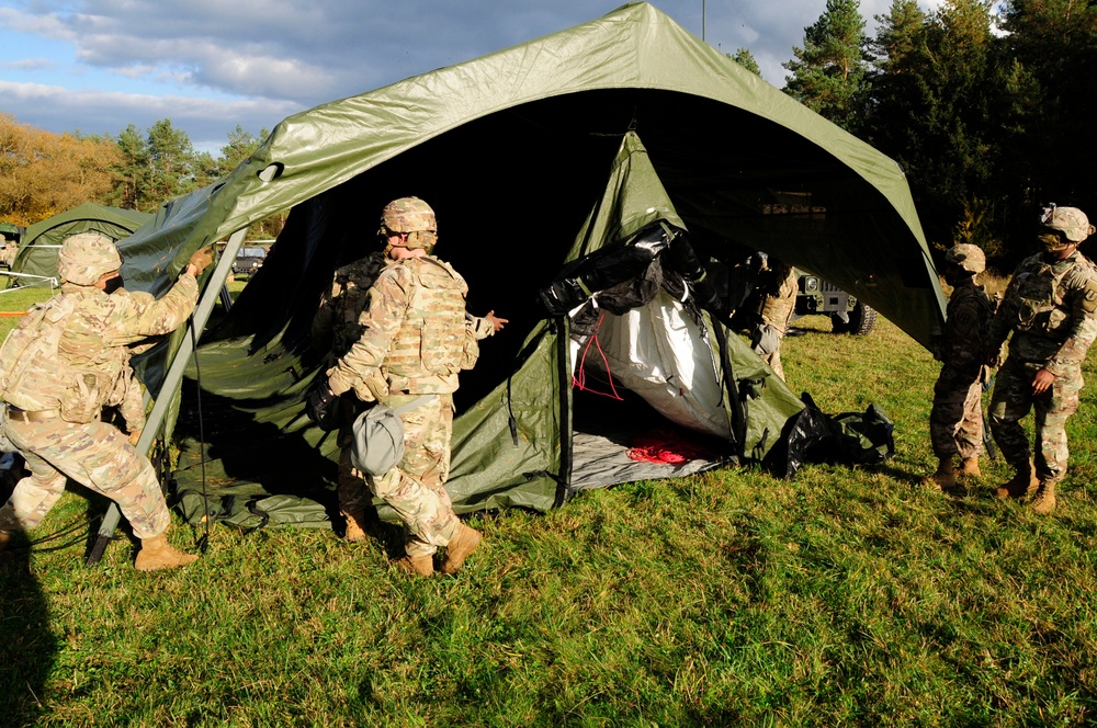 41st Field Artillery Brigade engage in Rail Gunner Lightning, their first field training exercise since reactivation.