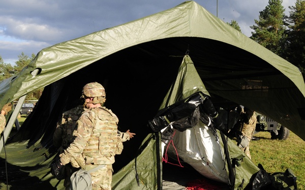 41st Field Artillery Brigade engage in Rail Gunner Lightning, their first field training exercise since reactivation.