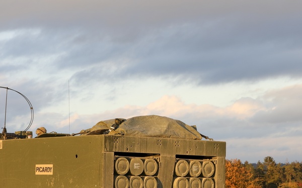 41st Field Artillery Brigade engage in Rail Gunner Lightning, their first field training exercise since reactivation.