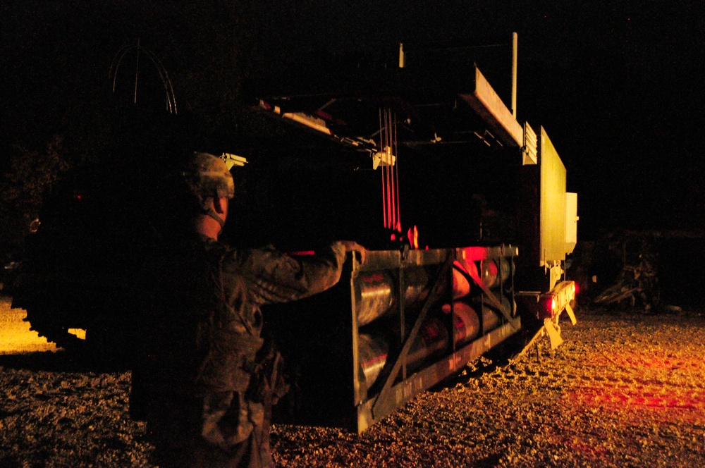 41st Field Artillery Brigade engage in Rail Gunner Lightning, their first field training exercise since reactivation.