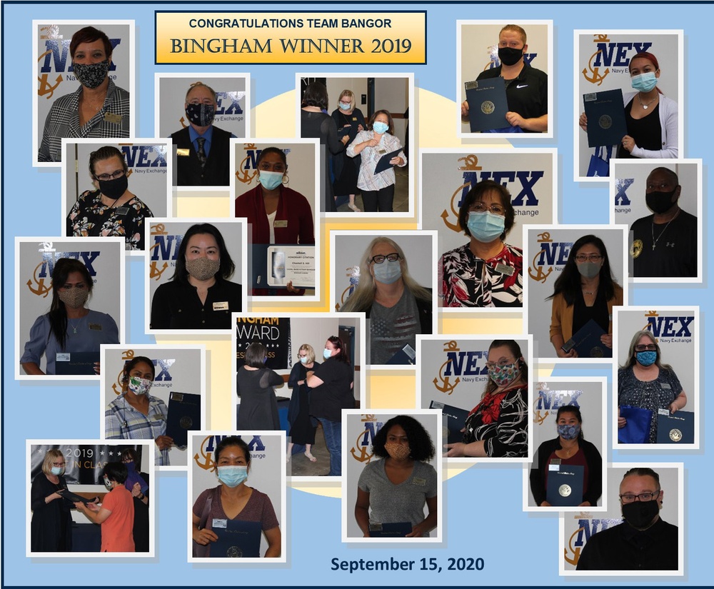 NEX Kitsap-Bangor Receives its 2019 Bingham Award