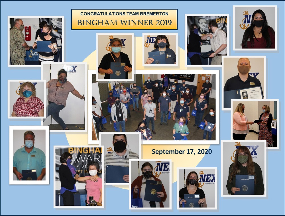 NEX Kitsap-Bremerton Receives its 2019 Bingham Award