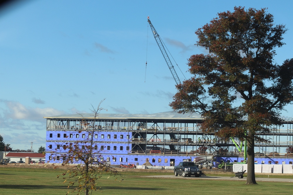 Construction of $20.6 million first modern-era barracks continues at Fort McCoy