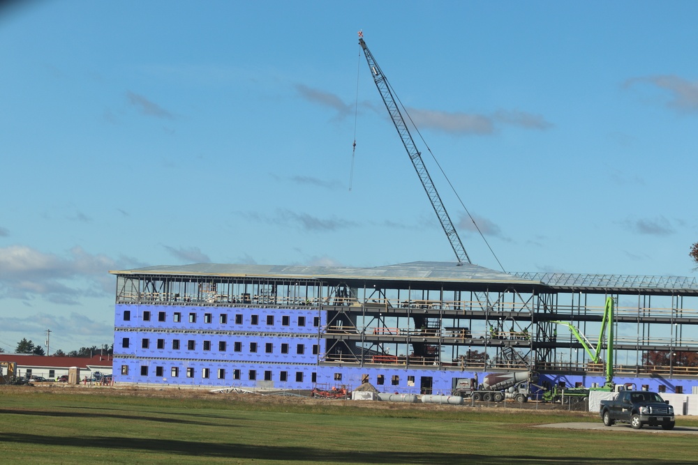 Construction of $20.6 million first modern-era barracks continues at Fort McCoy