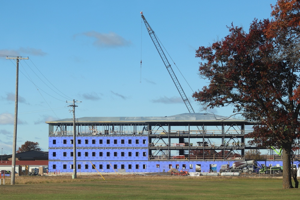 Construction of $20.6 million first modern-era barracks continues at Fort McCoy