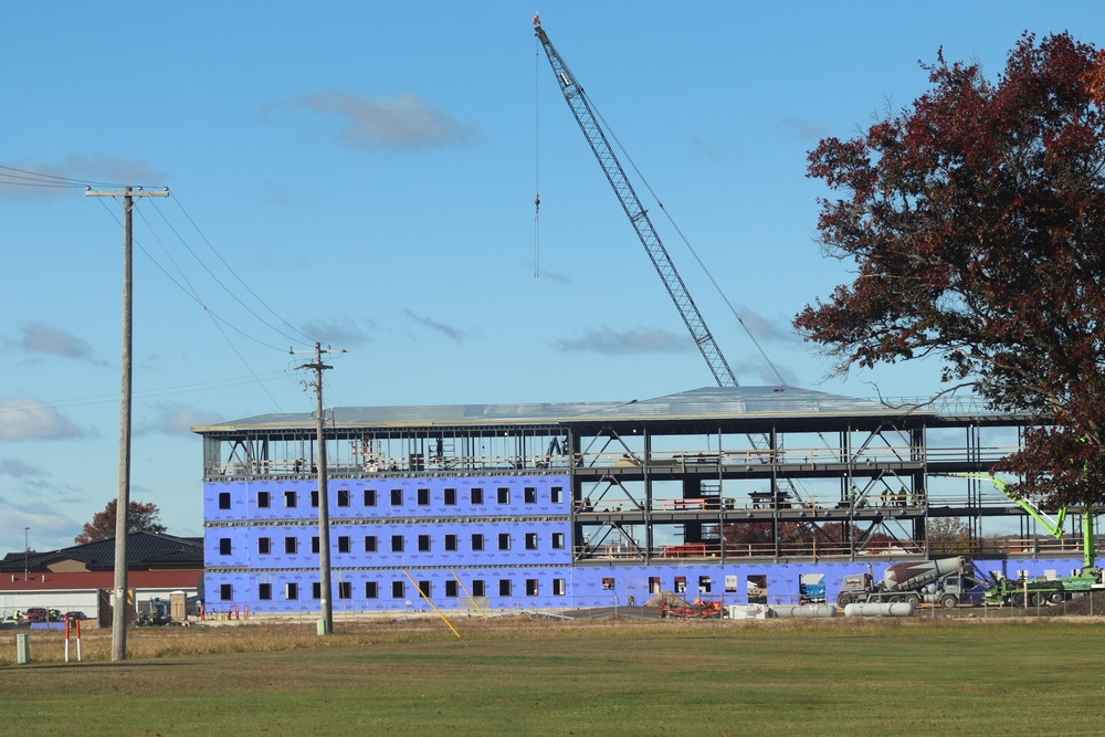 Construction of $20.6 million first modern-era barracks continues at Fort McCoy