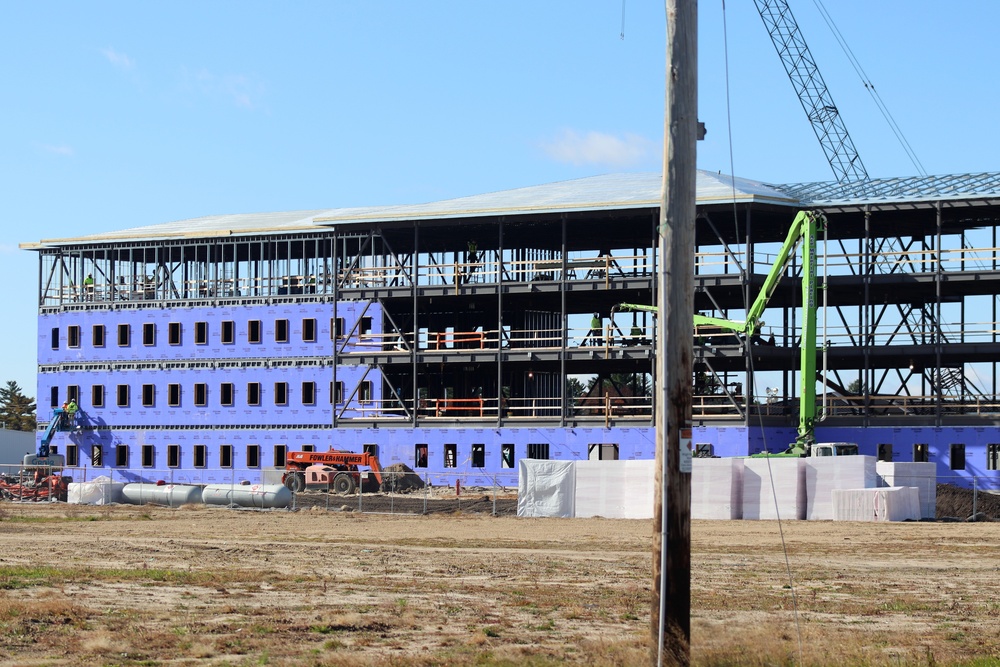 Construction of $20.6 million first modern-era barracks continues at Fort McCoy