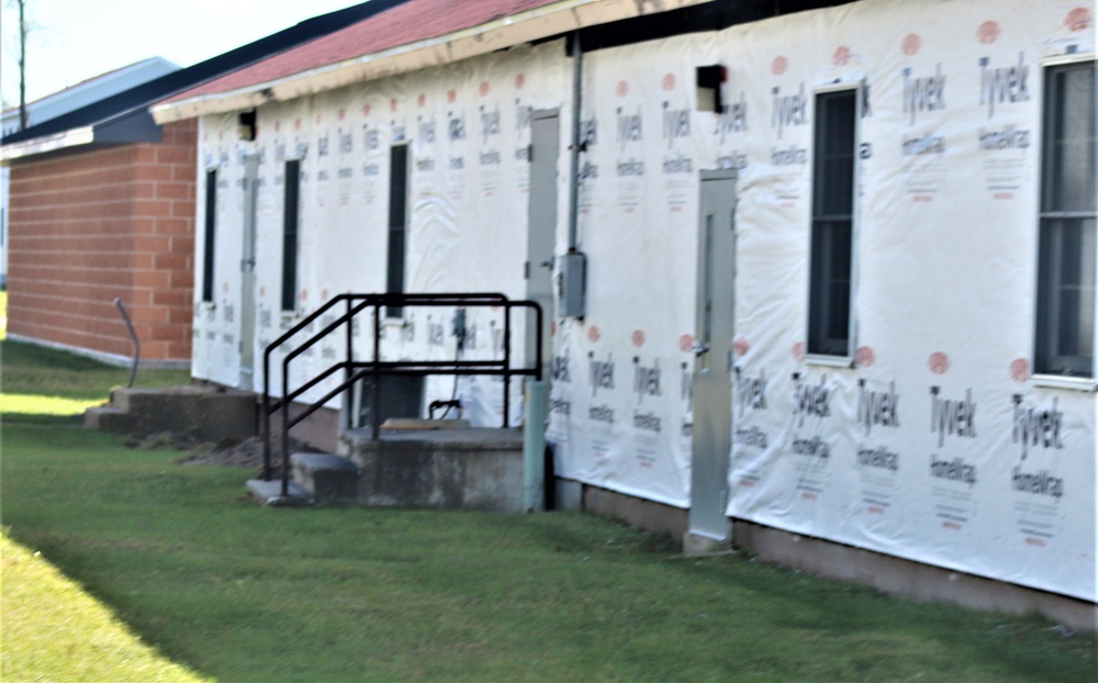 World War II-era buildings receiving upgrades at Fort McCoy
