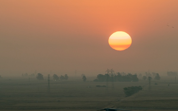 Flight line images from the Control Tower