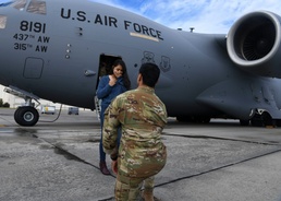 SQUAD SWAP: 437th AW Conducts Deployment Swap at Al Udeid Air Base