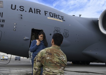 SQUAD SWAP: 437th AW Conducts Deployment Swap at Al Udeid Air Base