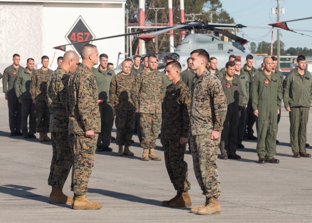 Two Marines Awarded for Heroic Efforts