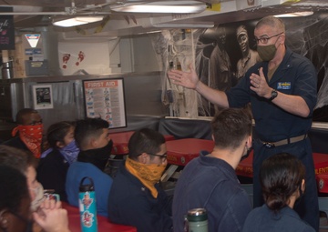 Rear Adm. James A. Kirk Visits USS Ralph Johnson