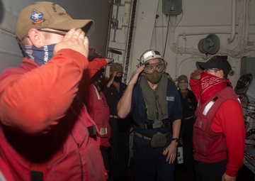 commander, Carrier Strike Group 11 visits Ralph Johnson