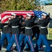 Modified Funeral Honors with Funeral Escort Are Conducted for U.S. Marine Corps Pvt. 1st Class Bruce Carter in Section 60