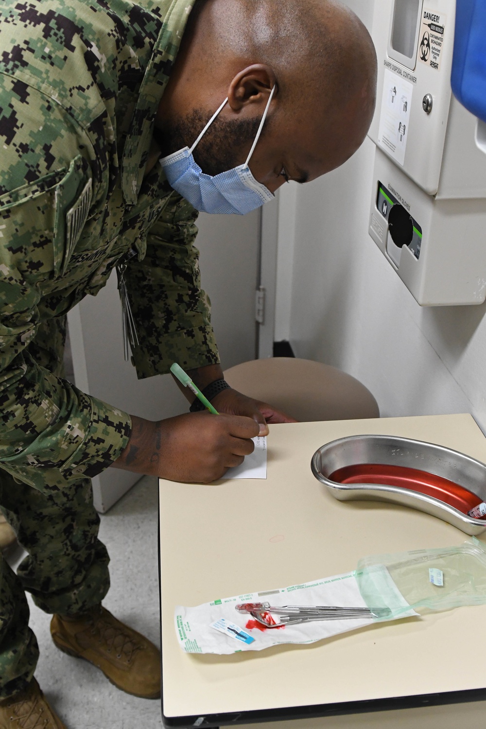 Sailor records patient safety errors in the 'Room of Errors'