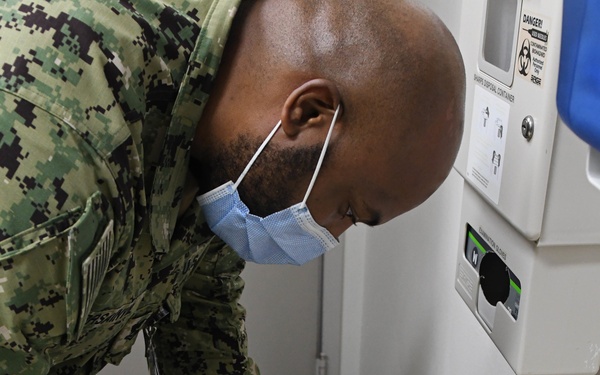 Sailor records patient safety errors in the 'Room of Errors'