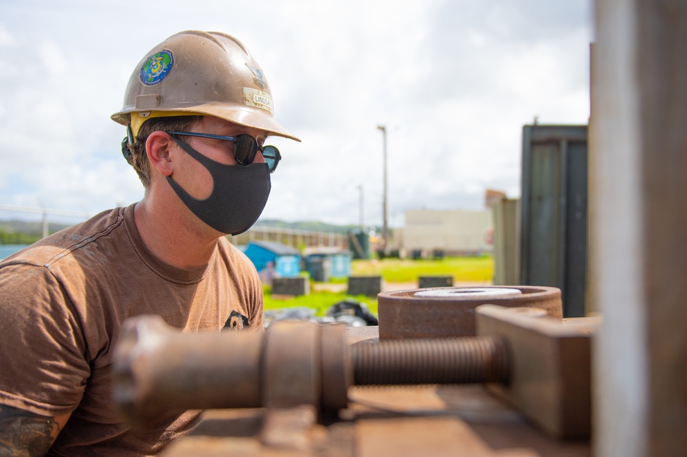 Seabees Build Coast Guard Pavilion