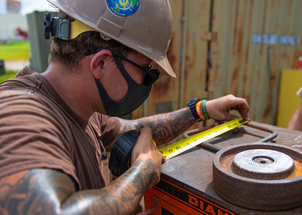 Seabees Build Coast Guard Pavilion