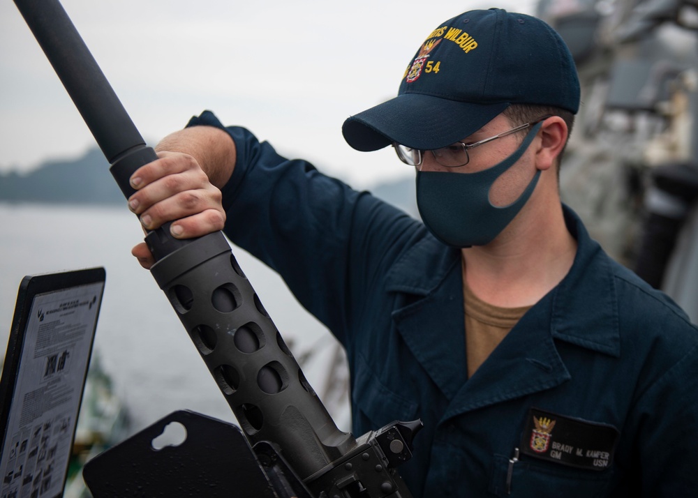 USS Curtis Wilbur Daily Operations