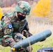 A Moldovan soldier conducts UXO training