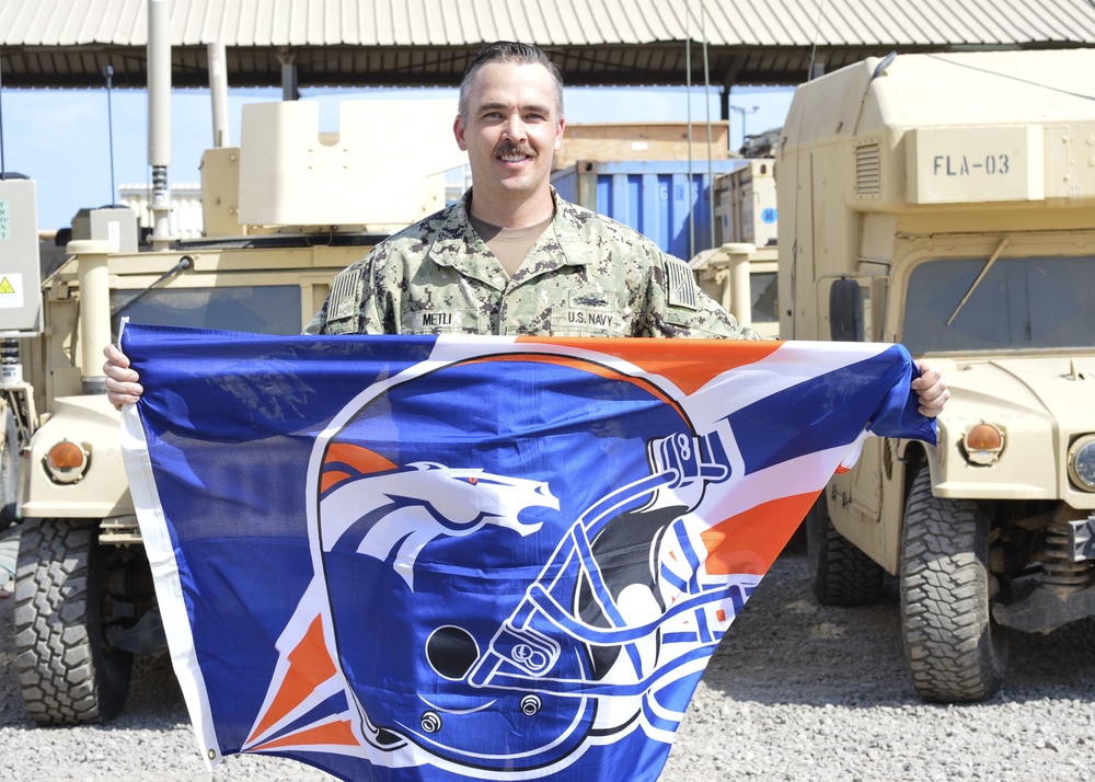 Denver Broncos Shoutout - Lt. Cmdr. Marshall Metli