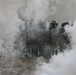 Albanians and US troops engage in mock protest