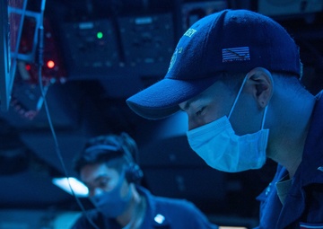 USS Barry Sailors Participate in a Keen Sword Anti-Submarine Warfare Exercise