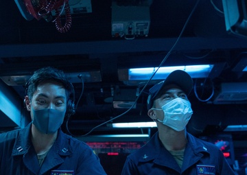 USS Barry Sailors Participate in a Keen Sword Anti-Submarine Warfare Exercise