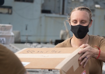 USS Barry Conducts a Replenishment at Sea