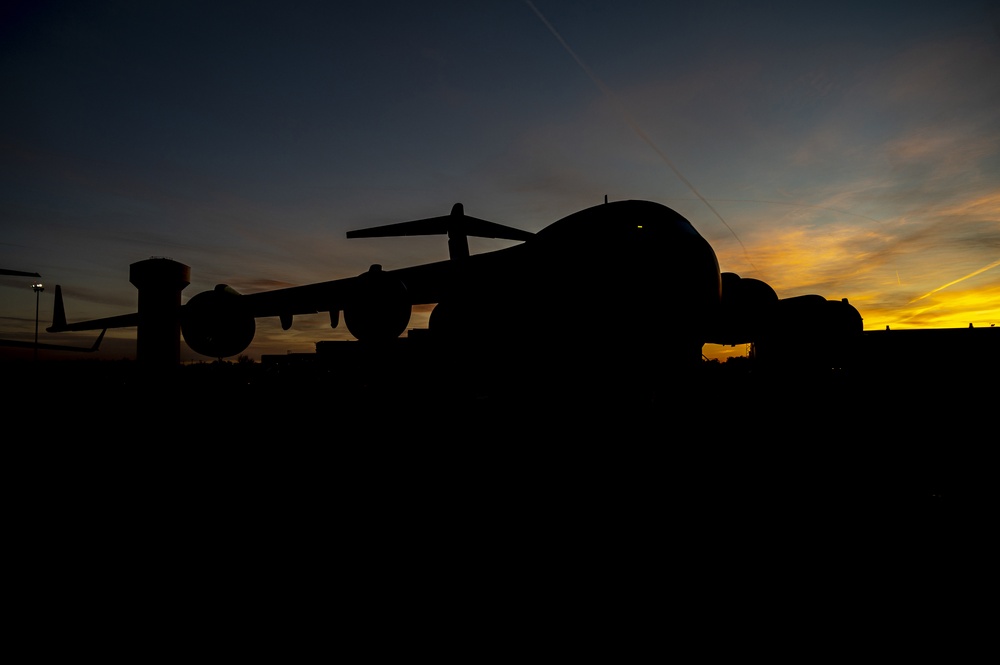 C-17 sunrise