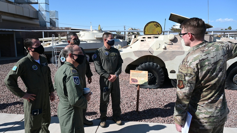 Team Nellis hosts 12th Air Force Foreign Liaison Officers